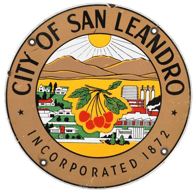 City Of San Leandro  California Sign (1 of 2)