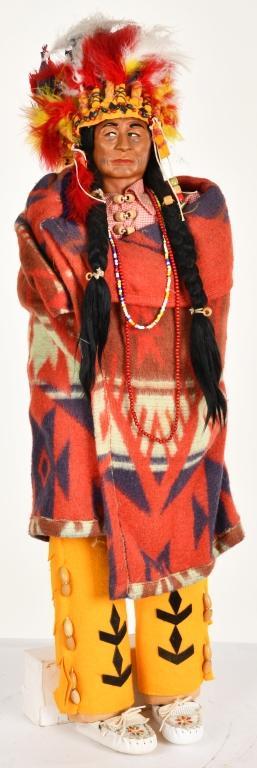 LARGE INDIAN SKOOKUM DOLL (1 of 3)