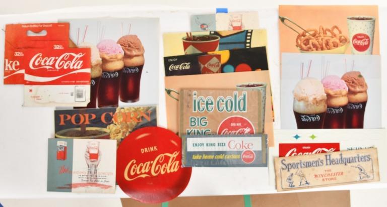 ASSORTED COCA COLA ADVERTISING PIECES (1 of 1)