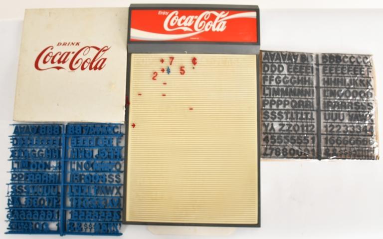 2 COLLECTIBLE COCA COLA SIGNS (1 of 2)