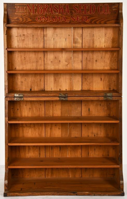 NEBRASKA SEED CO. DISPLAY CASE (1 of 3)
