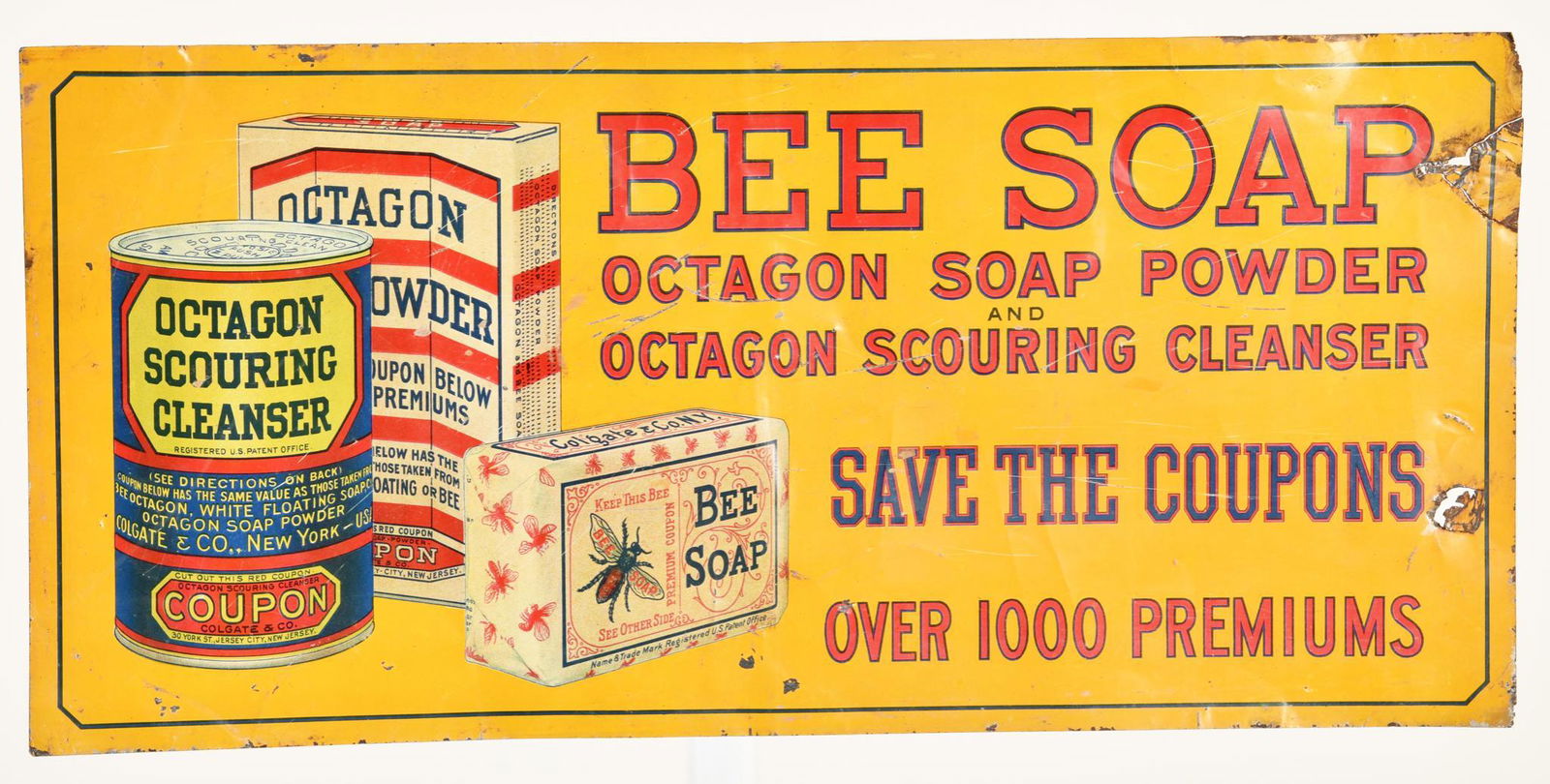 BEE SOAP TIN SIGN (1 of 2)