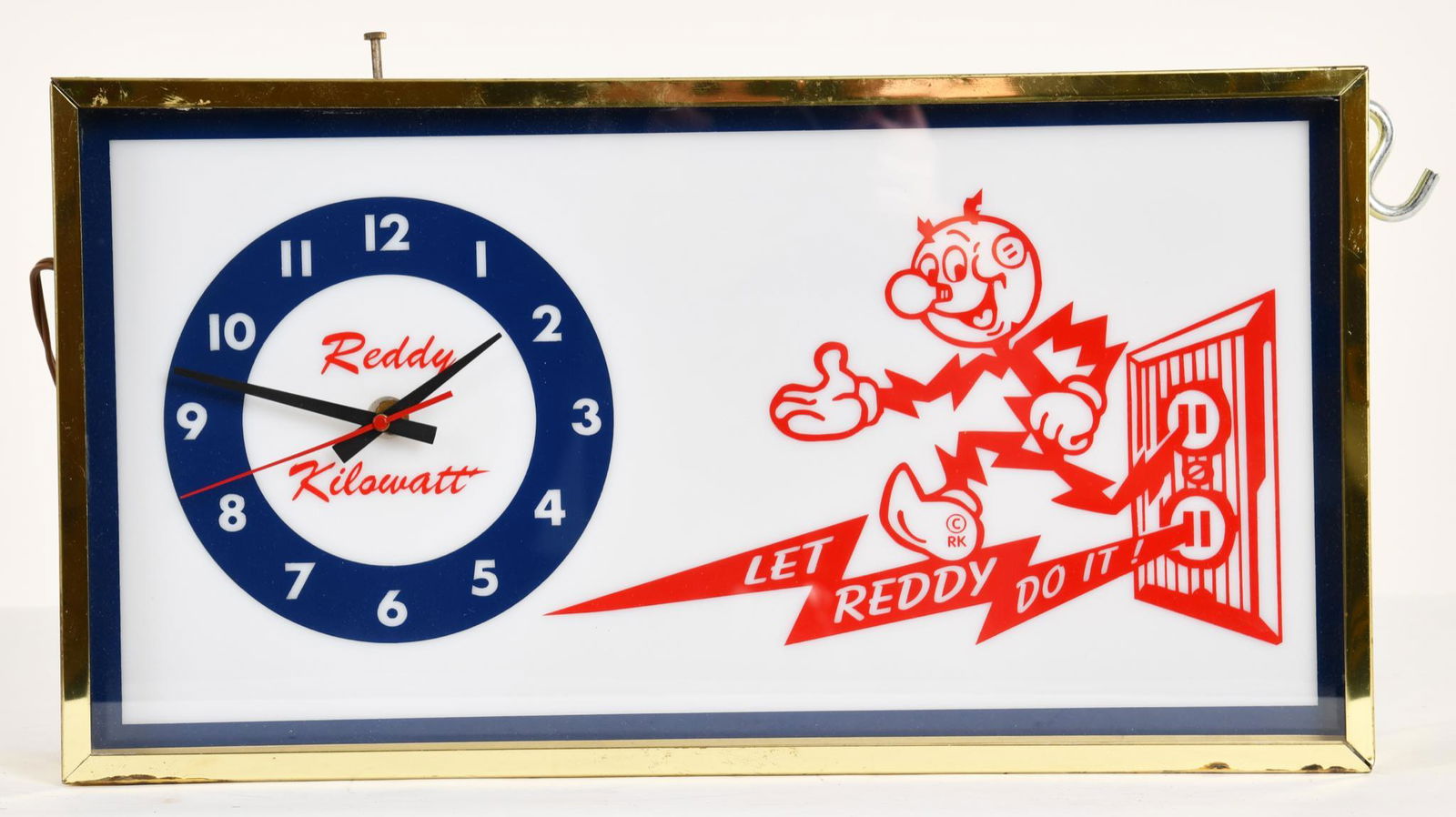 REDDY KILOWATT ADVERTISING CLOCK (1 of 3)