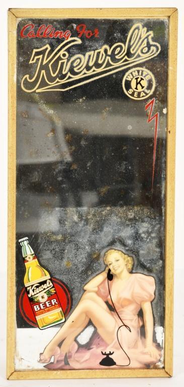KIEWEL'S BEER MIRROR (1 of 2)