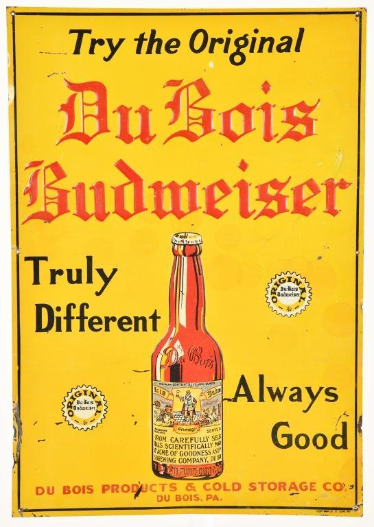 EARLY DUBOIS BUDWEISER SIGN (1 of 2)