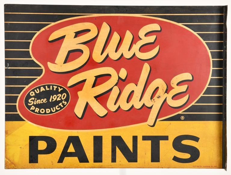 BLUE RIDGE PAINTS FLANGE SIGN (1 of 2)