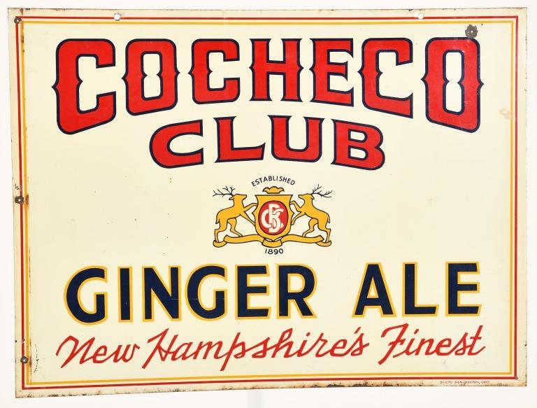 COCHECO CLUB GINGER ALE SIGN (1 of 2)