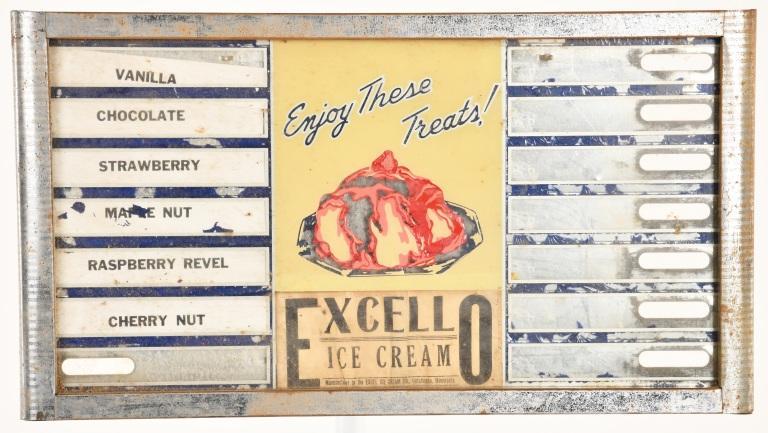 EXCELLO ICE CREAM MENU BOARD (1 of 2)