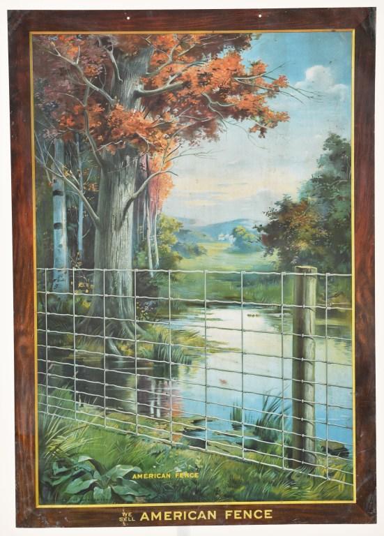 AMERICAN FENCE SIGN (1 of 2)