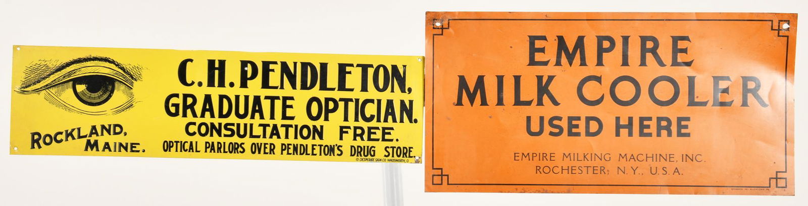 LOT OF 2 SIGNS (1 of 2)