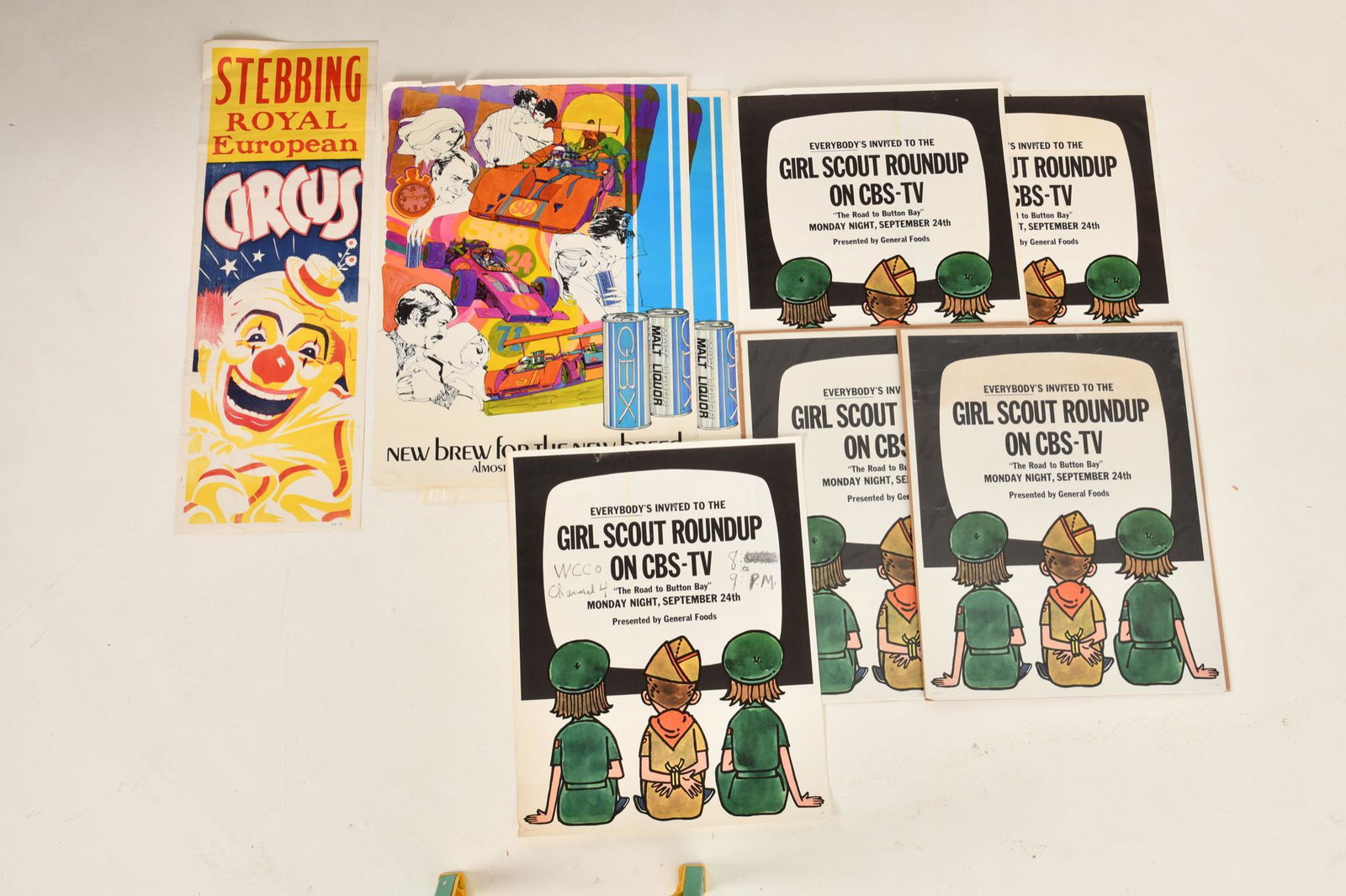 LOT OF 8 VARIOUS ADVERTISEMENTS (1 of 1)