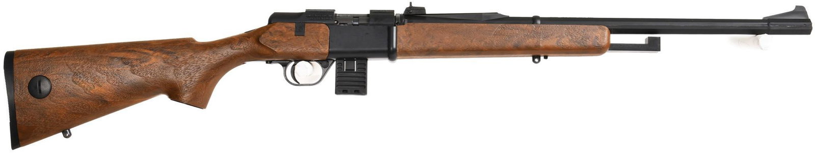 Daisy Legacy Model 2203 .22 Caliber Semi-Auto Rifle S#:: Appears as new in factory box w/ papers. Comes w/ one mag.