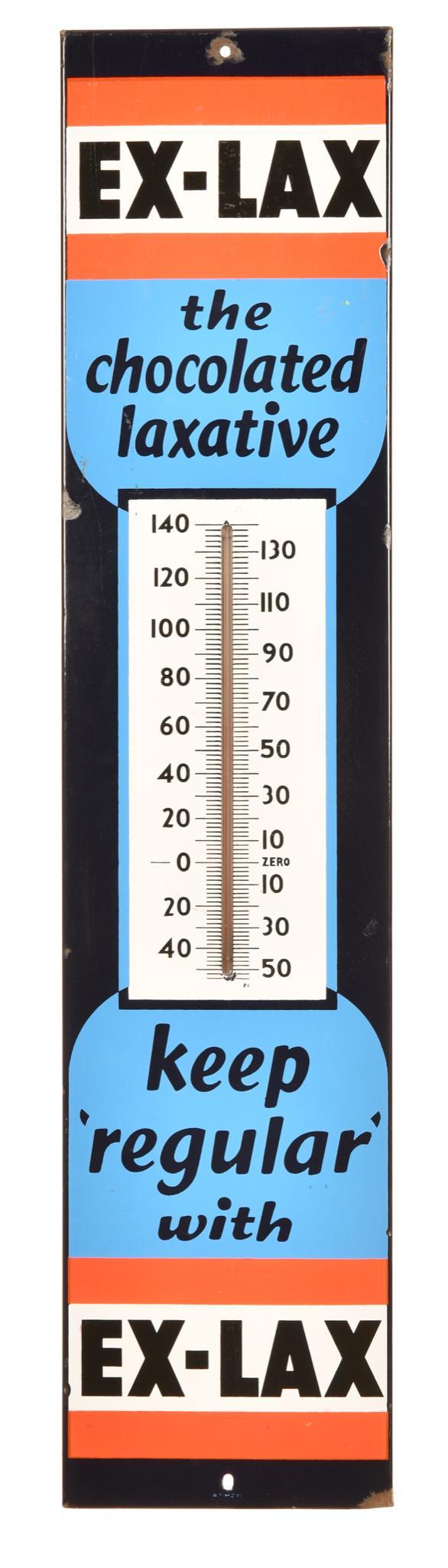 Ex-Lax "The Chocolate Laxative" keep regular Porcelain (1 of 2)