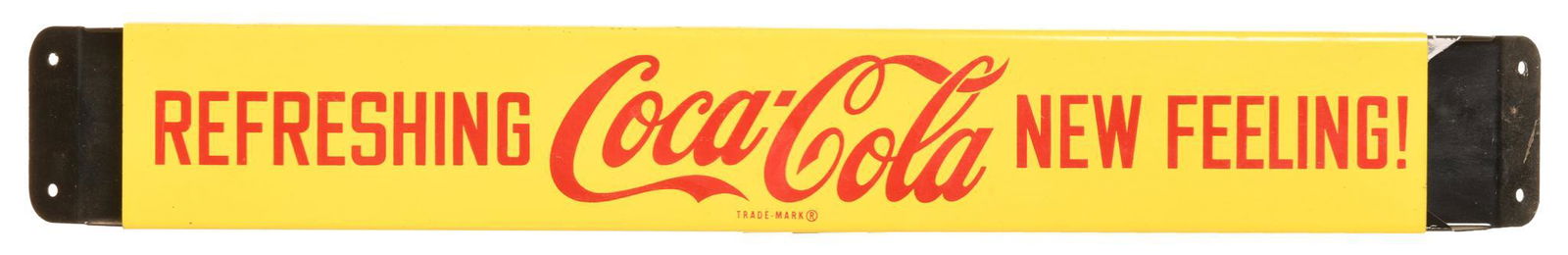 Refreshing Coca-Cola New Feeling Metal Door Push (1 of 2)