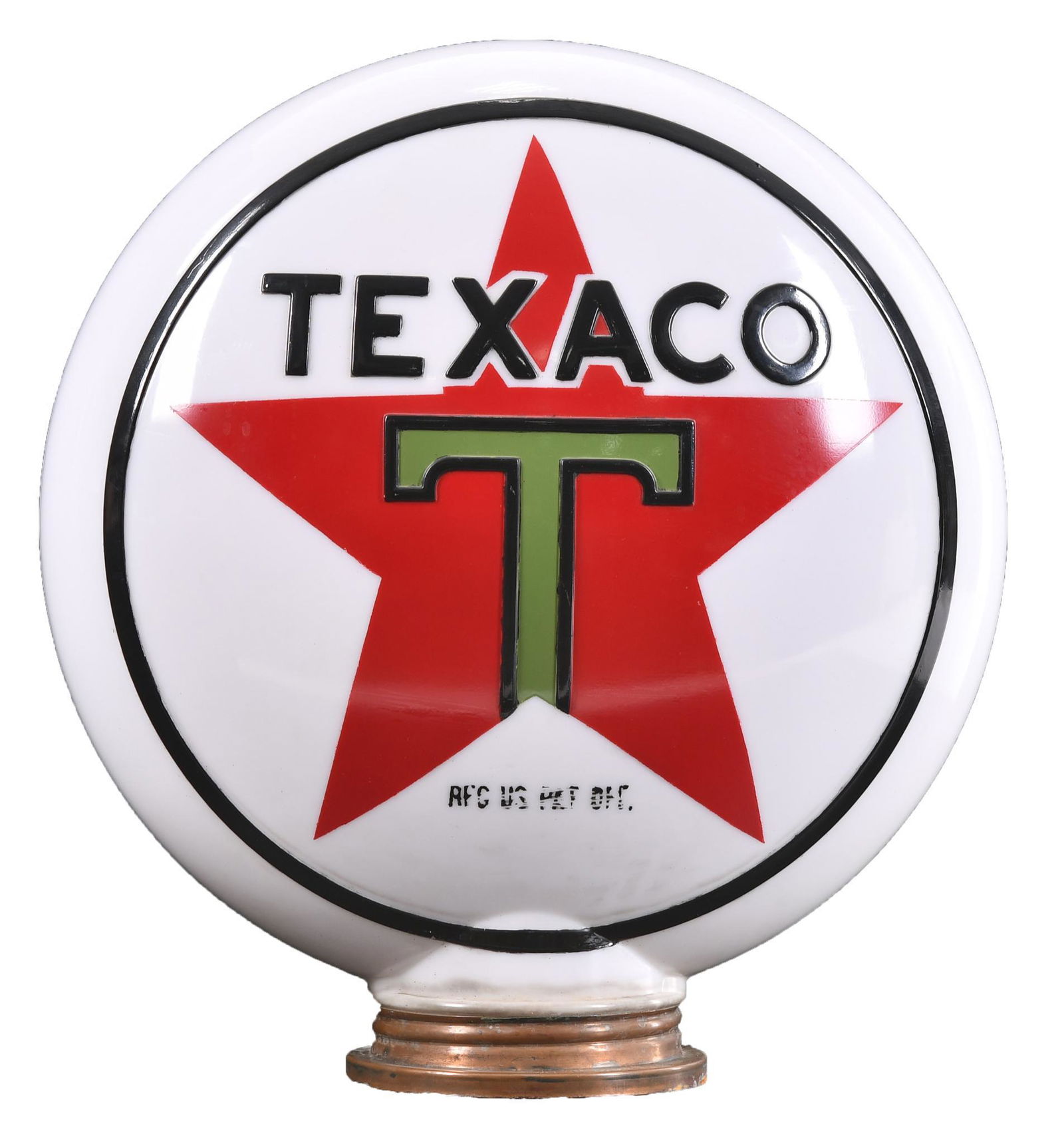 Texaco Star Logo OPC Globe (1 of 2)