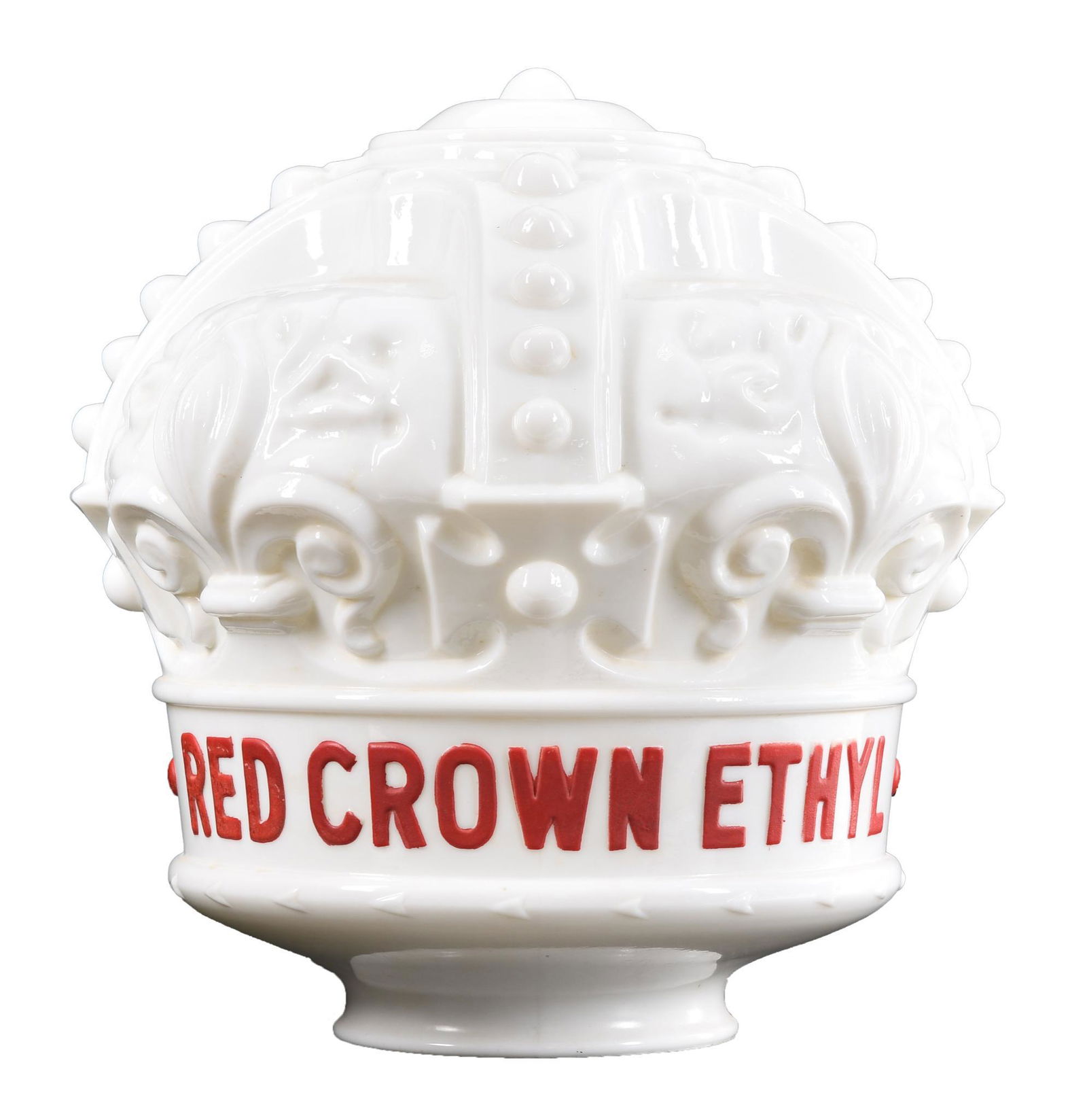 Standard Oil Red Crown Ethyl Embossed OPC Globe Feb 05, 2021 Route