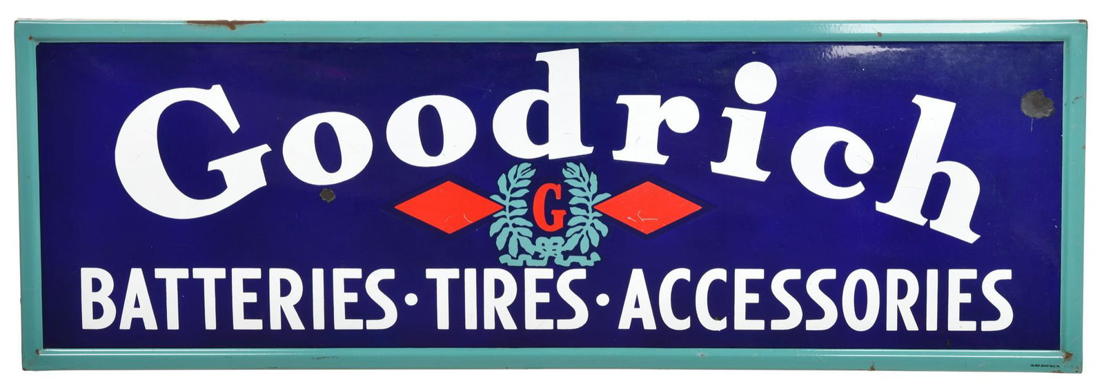 Goodrich w/logo Batteries-Tires-Accessories Porcelain (1 of 2)