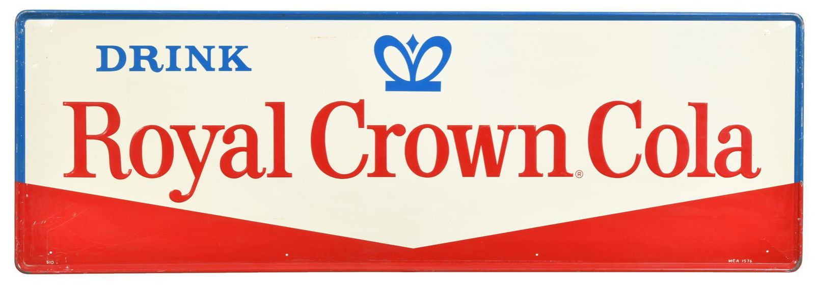 Drink Royal Crown Cola w/logo Metal Sign (1 of 2)