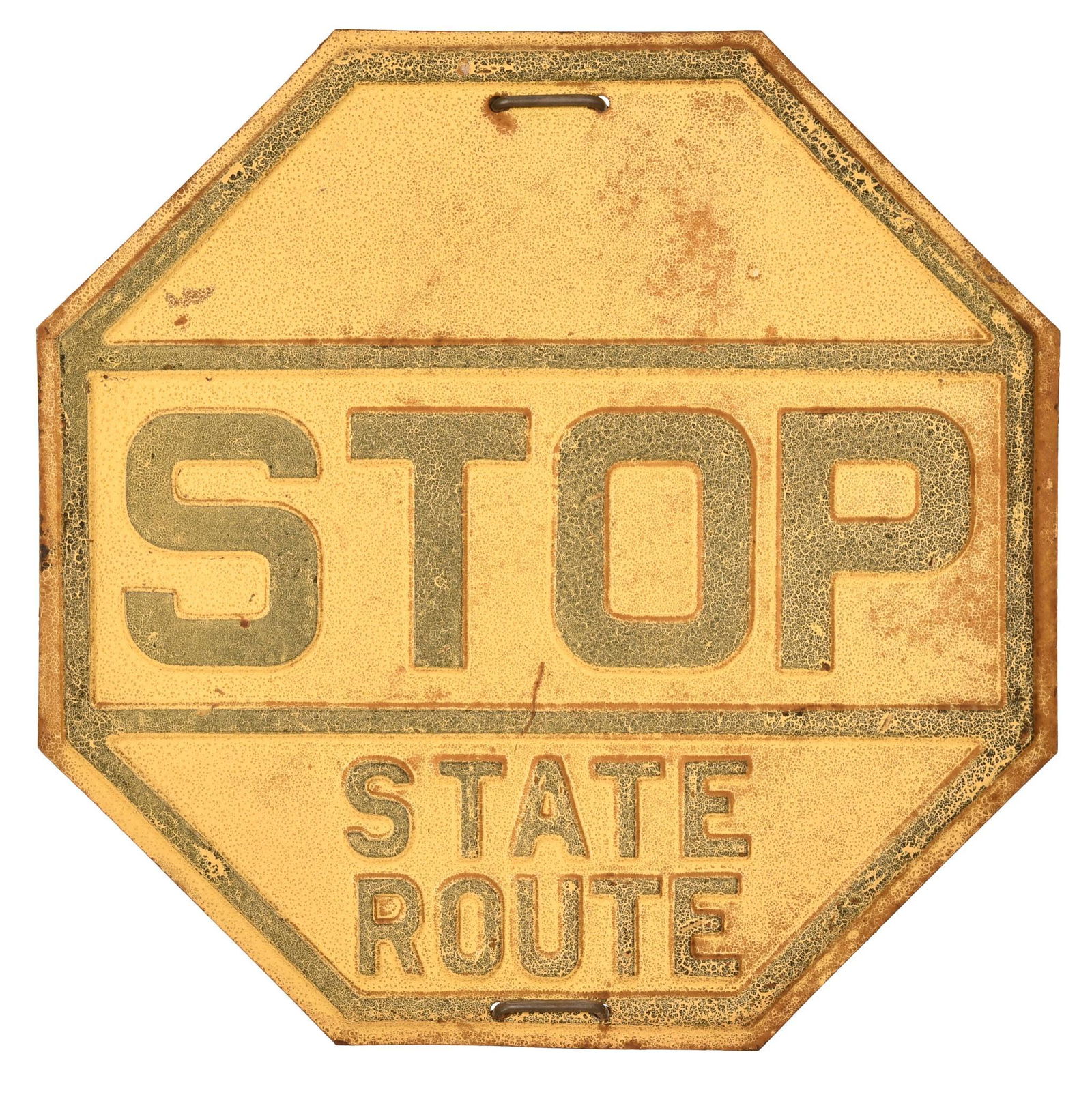 Stop State Route Metal Sign (1 of 2)