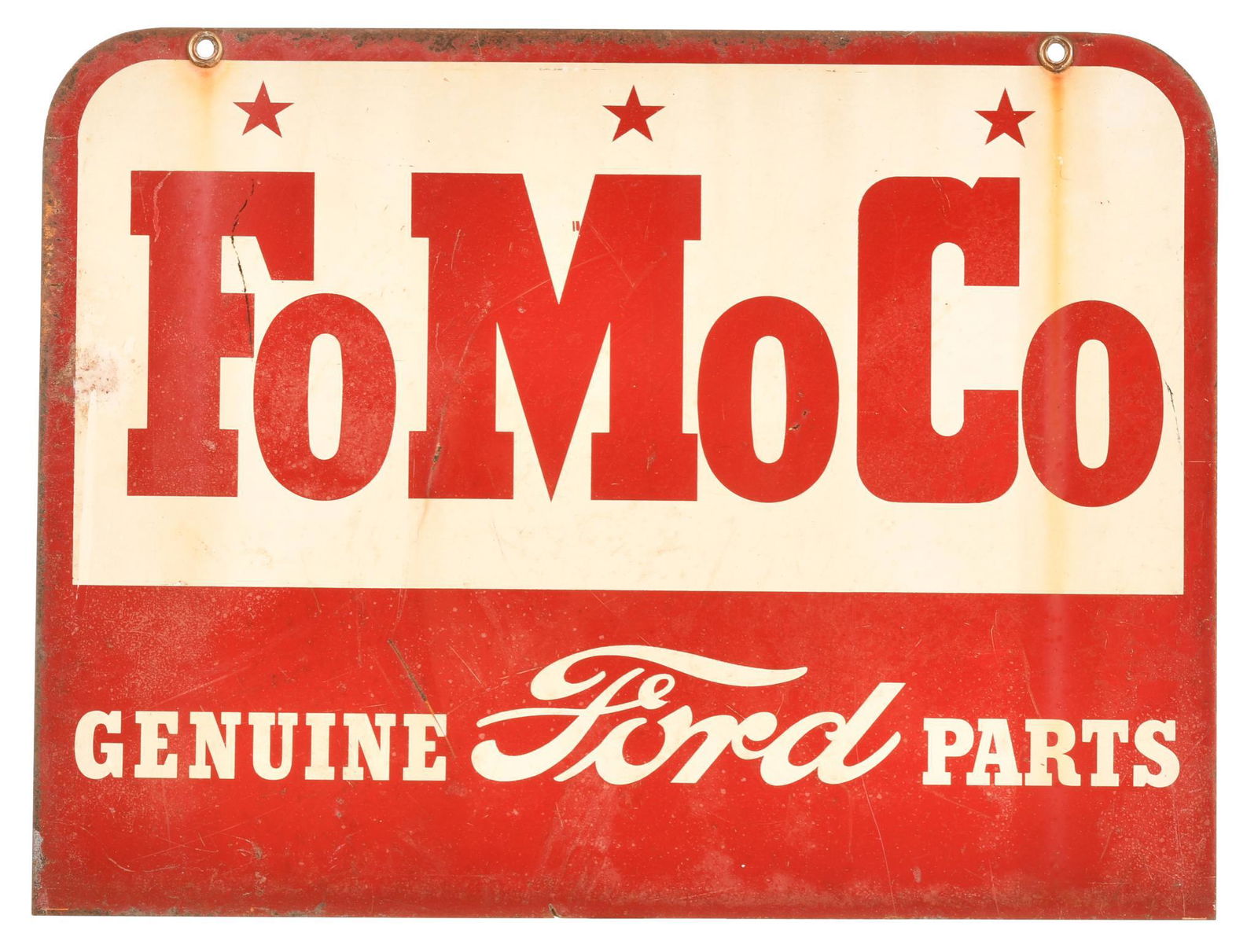FoMoCo "Genuine Ford Parts" Metal Sign (1 of 2)