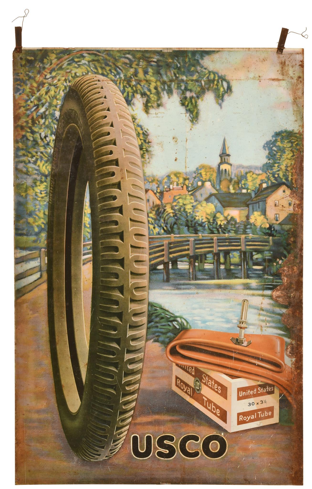 United States Tire Metal Sign (1 of 2)