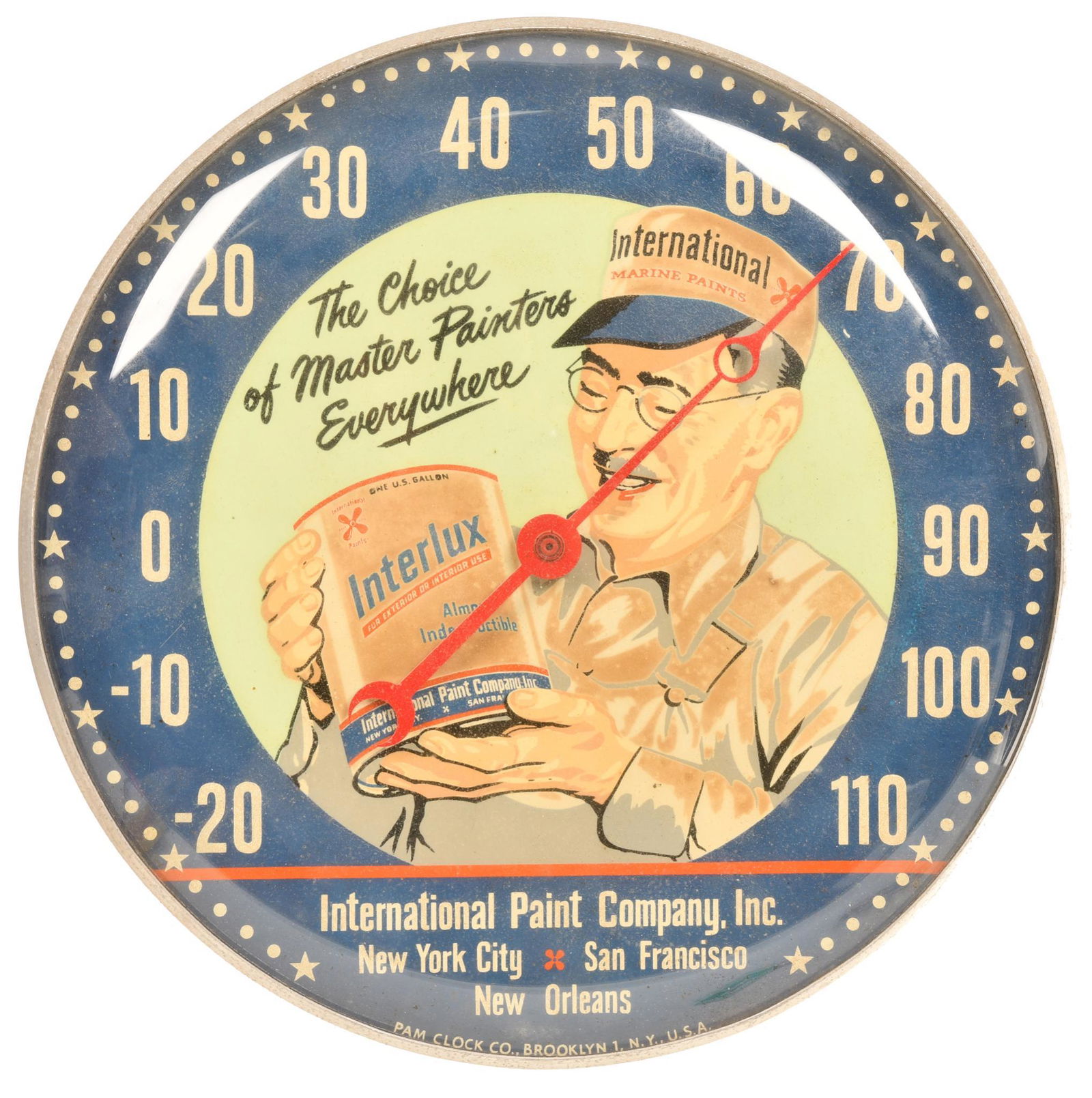 Interlux Paints Round Thermometer (1 of 1)