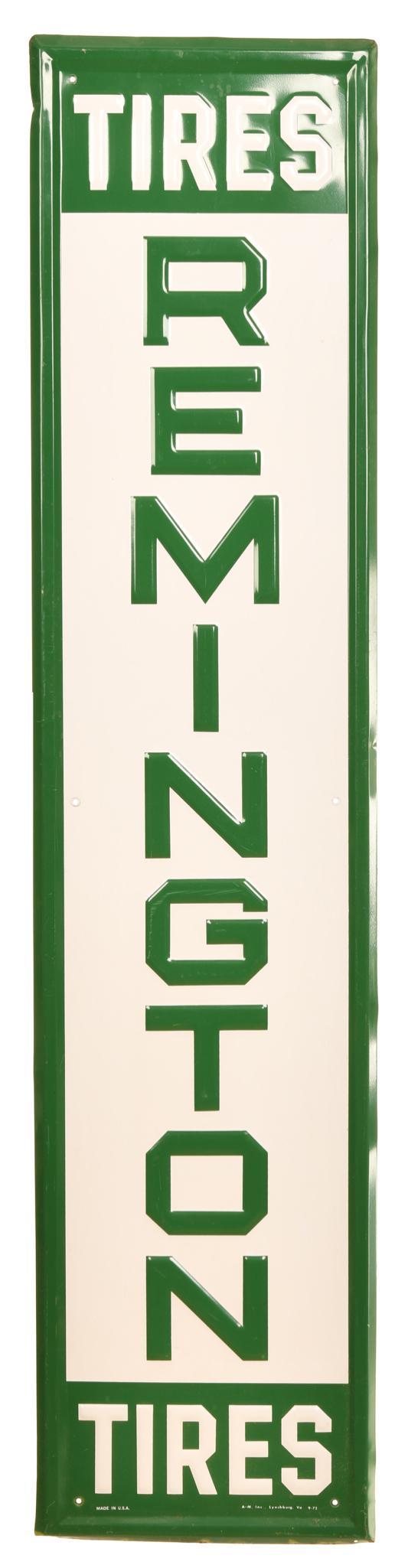 Remington Tires Metal Sign (1 of 2)