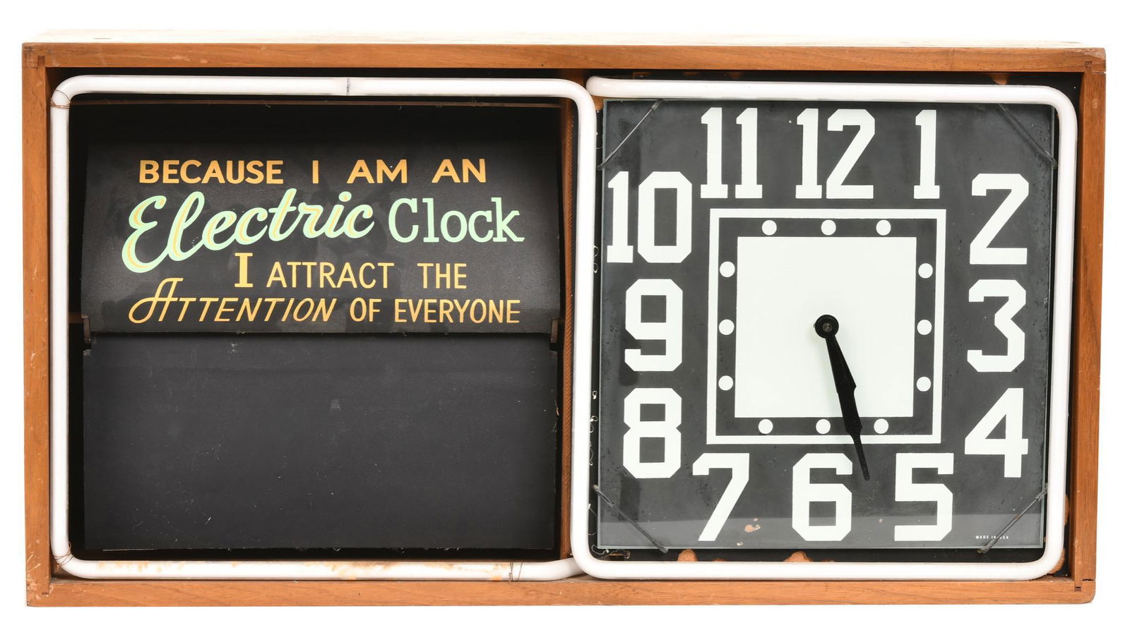Action Ad Clock Neon (1 of 3)