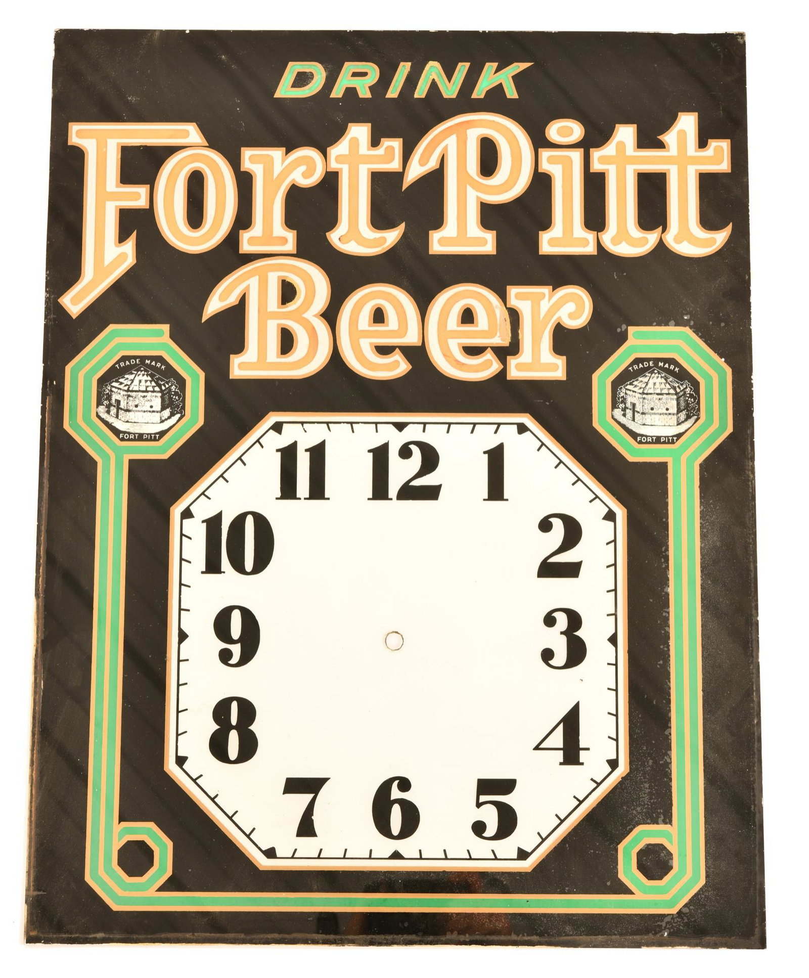 Drink Fort Pitt Beer Glass Clock Face (1 of 4)