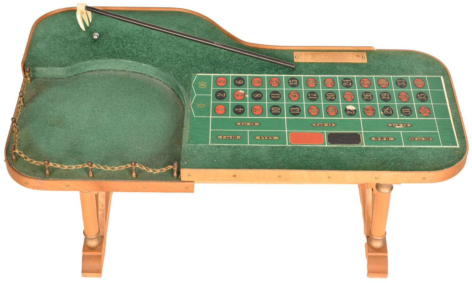 Miniature Roulette Table From Wilbur Clarkï¿½s Desert (1 of 2)