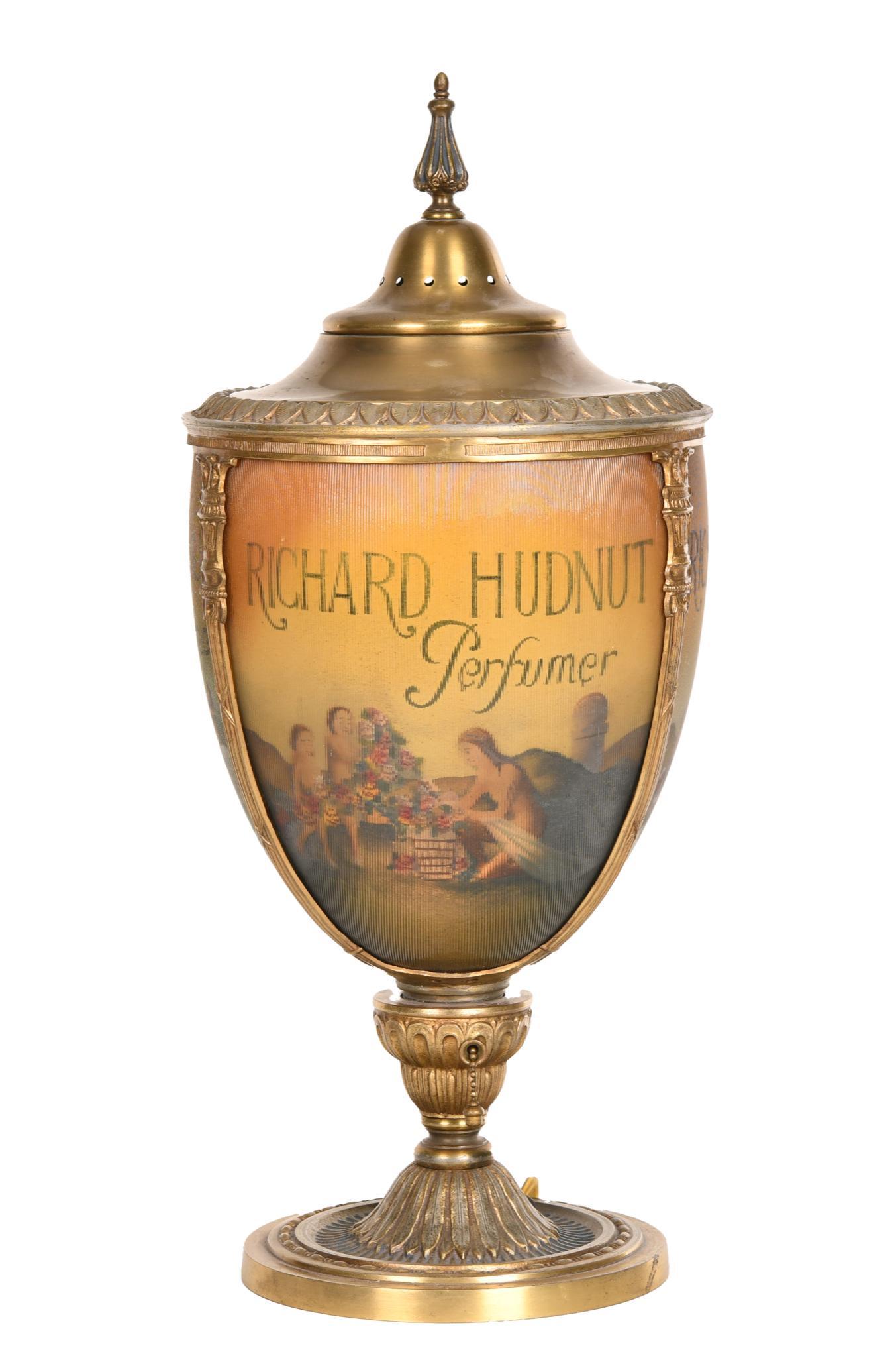 Richard Hudnut Perfumer Reverse Painted Advertising (1 of 2)