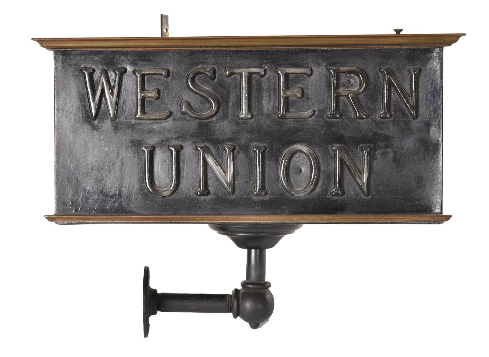 Extremely Rare Western Union Lighted Sconce (1 of 2)