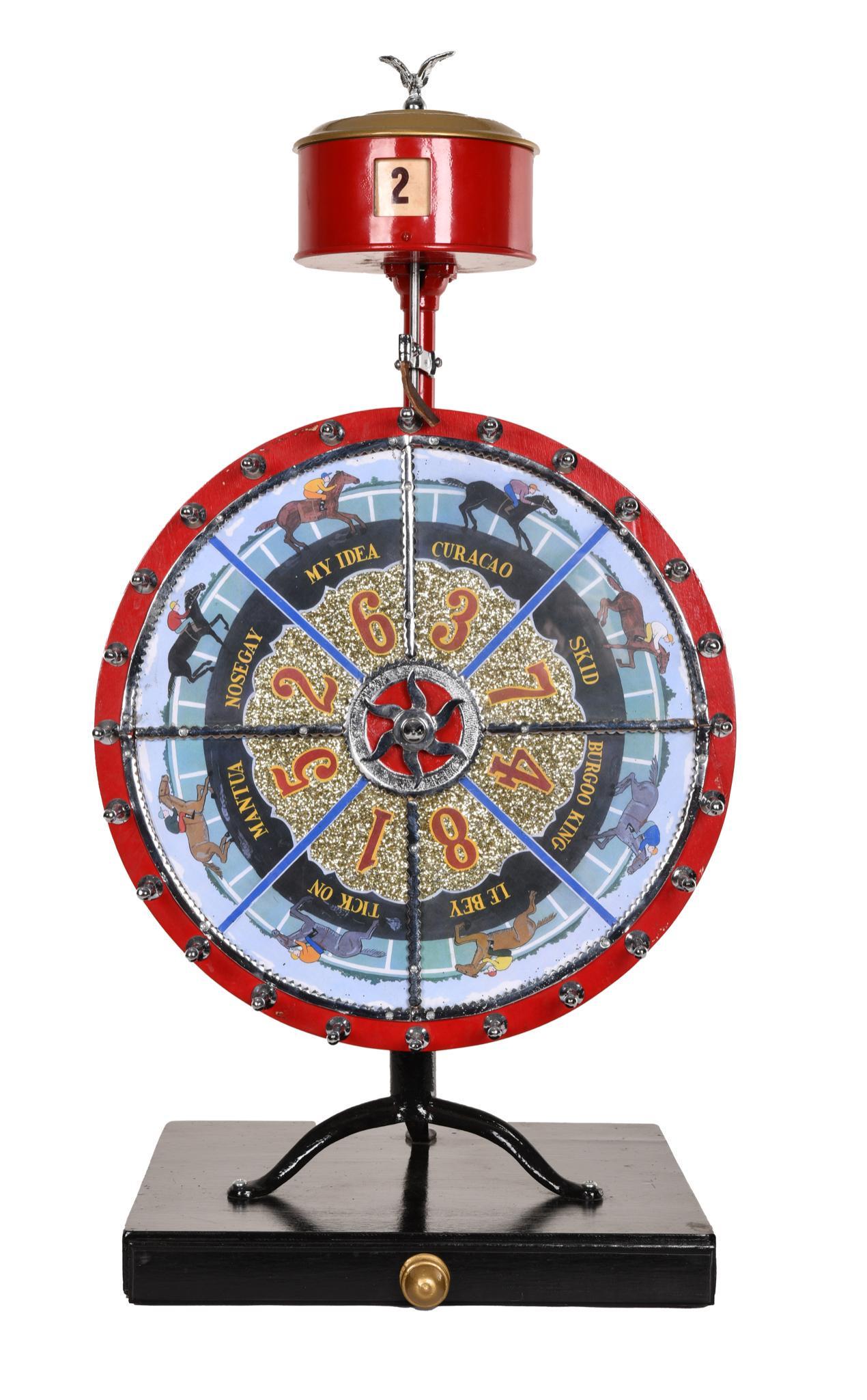 Restored Gaming Wheel of Fortune, Odds maker & Eagle (1 of 3)