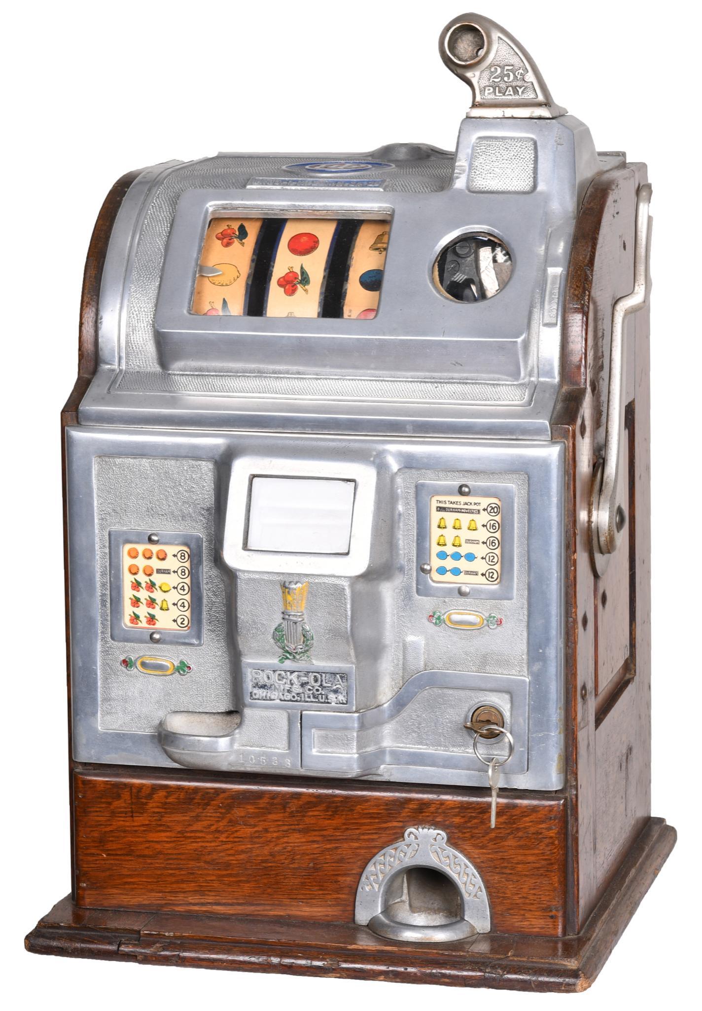 Jennings 25 Cent With Rockola Conversion Slot Machine (1 of 4)