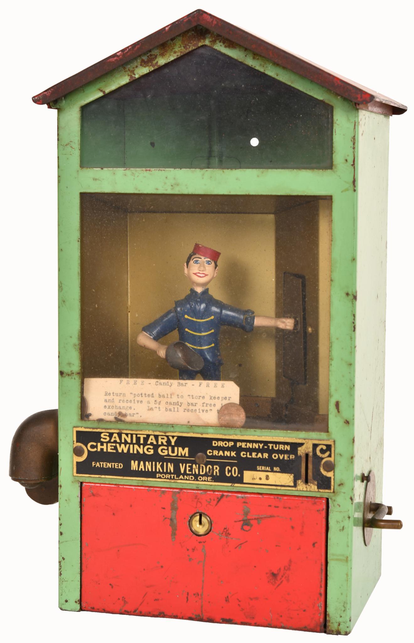 Manikin Vendor Co. Baker Boy Gumball Vending Machine (1 of 4)