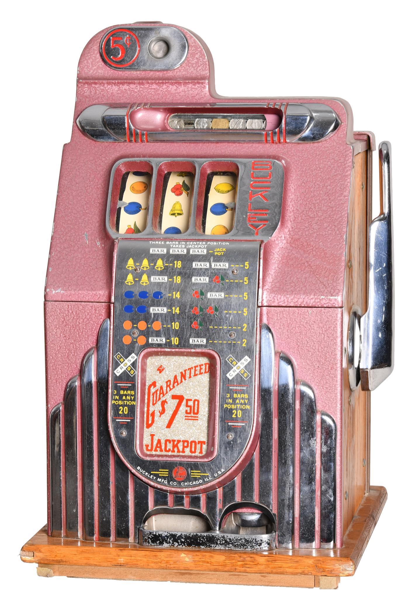 Buckley 5 Cent Slot Machine (1 of 4)