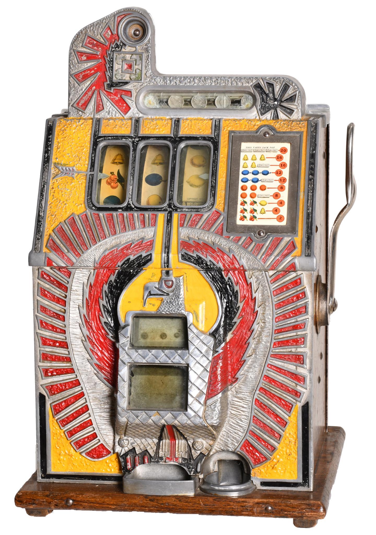 Mills 5 Cent Eagle Front Slot Machine (1 of 4)