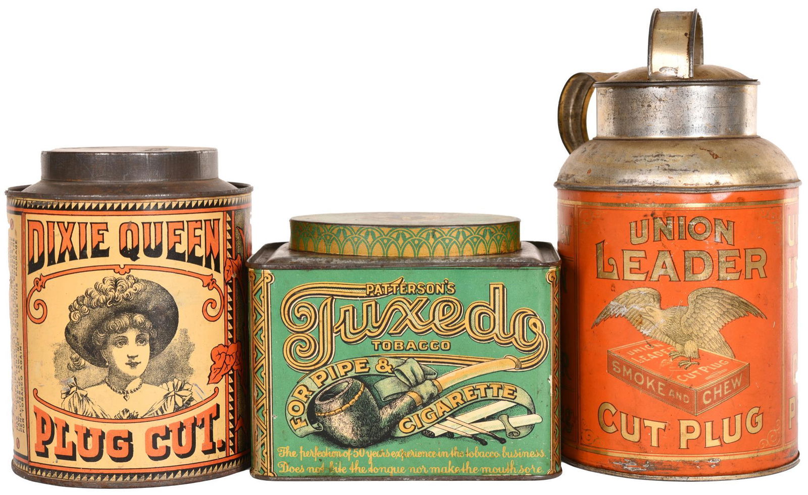 3-Tobacco Tin Containers (1 of 1)
