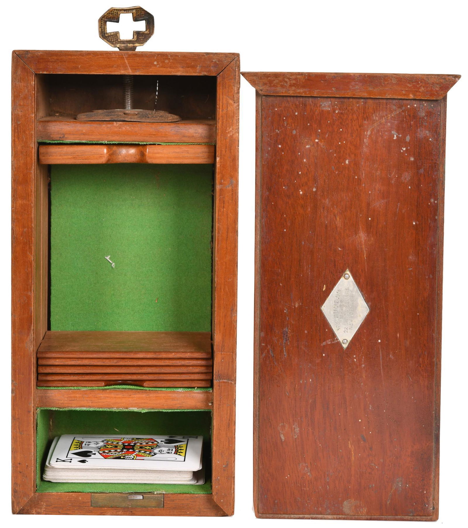 Wm. Suydam, N.Y. Playing Card Box Press (1 of 3)