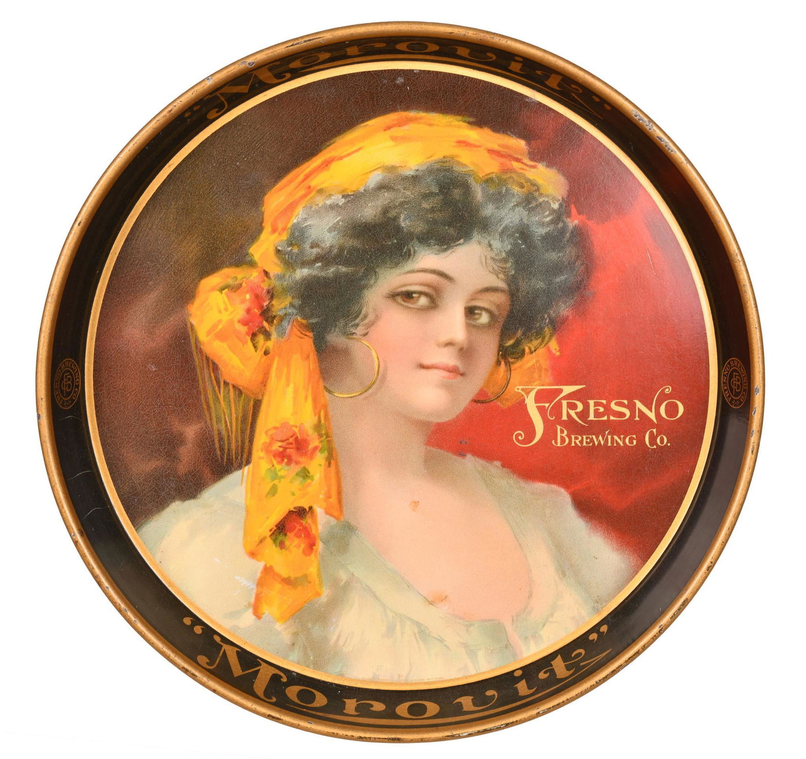 Fresno Brewing "Morovit" Tin Serving Tray (1 of 2)
