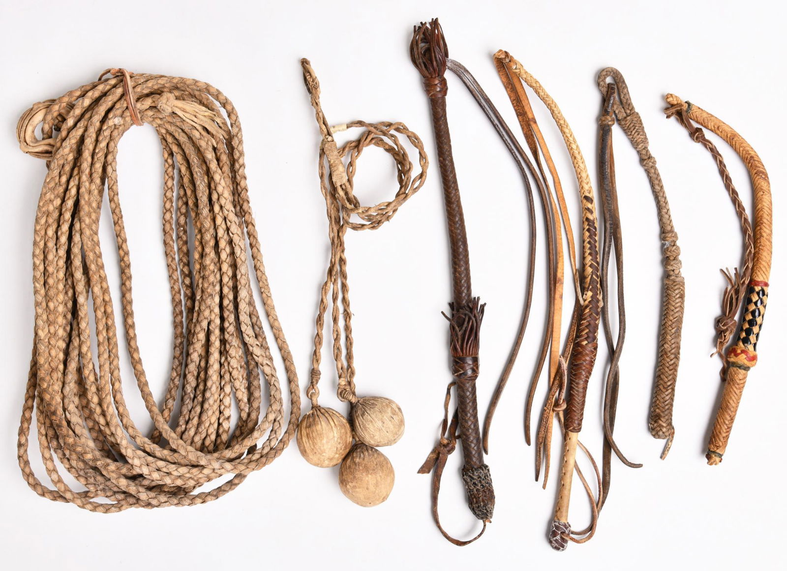 Box lot of 6 Leather Items (1 of 1)