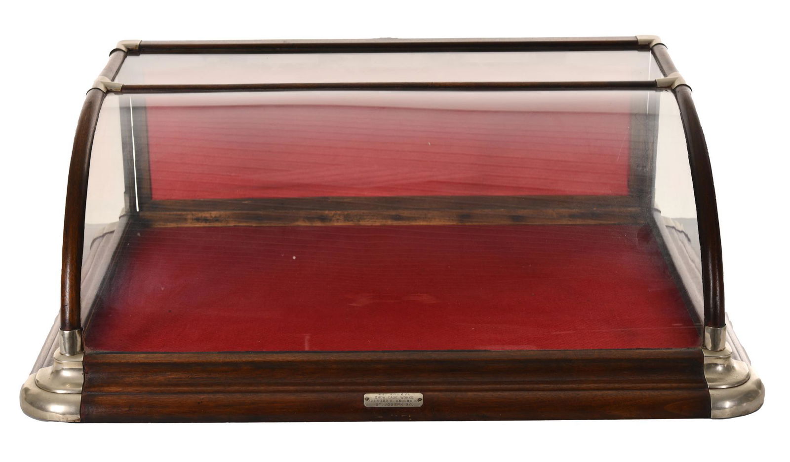 Nice Curve Glass Front Counter Top Show Case (1 of 3)