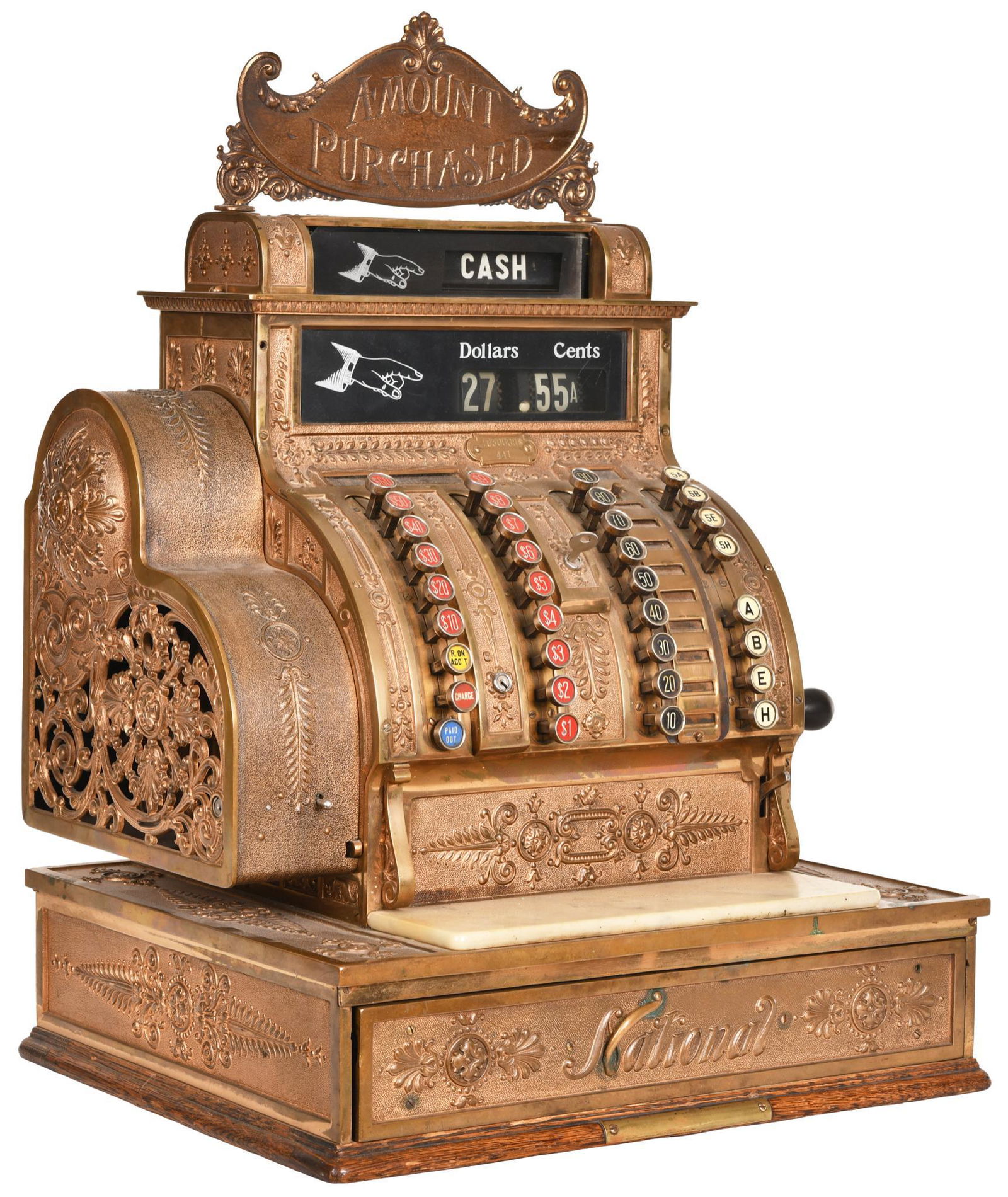 National Brass Cash Register Model 441 (1 of 2)