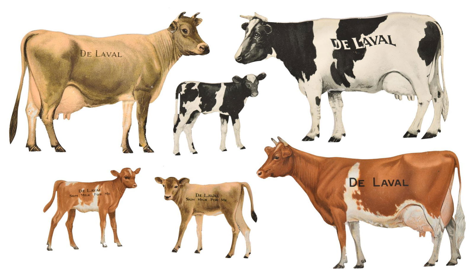 3-Sets of DeLaval Cows & Calves (1 of 2)