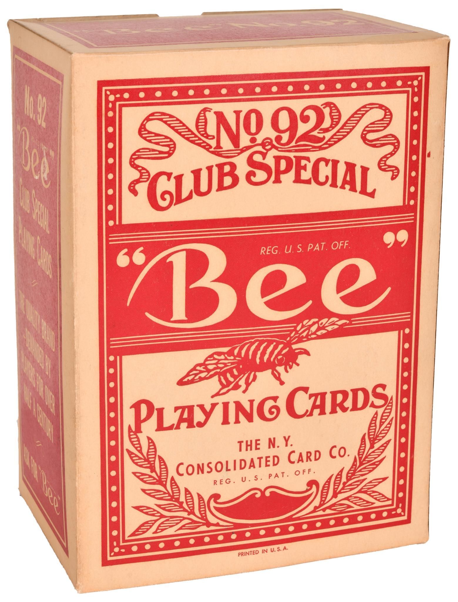 Rare Red, Bee Playing Cards Counter Top Display Box (1 of 2)