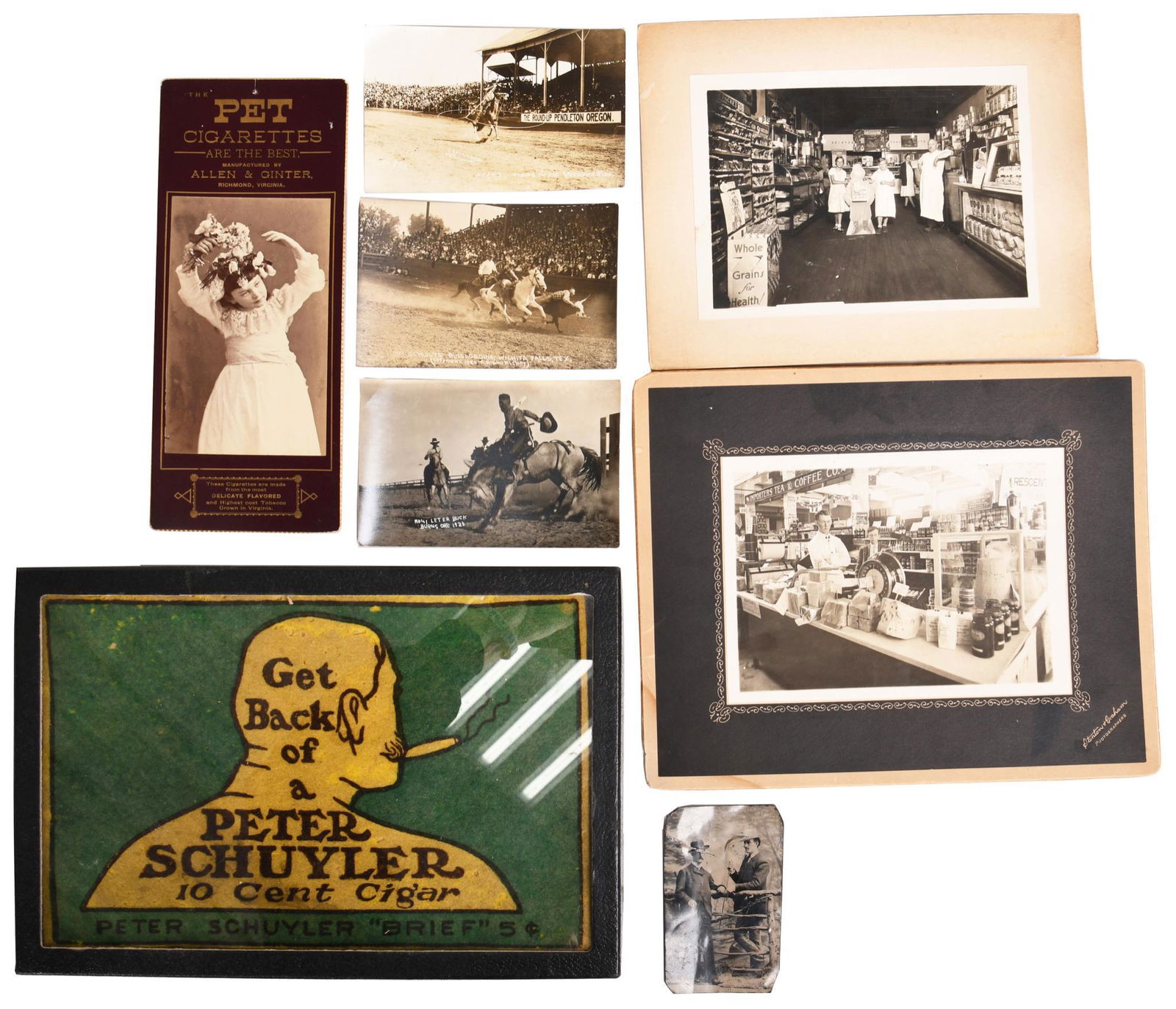 Peter Schuyler Felt Pad, Real Photograph Postcards and (1 of 1)