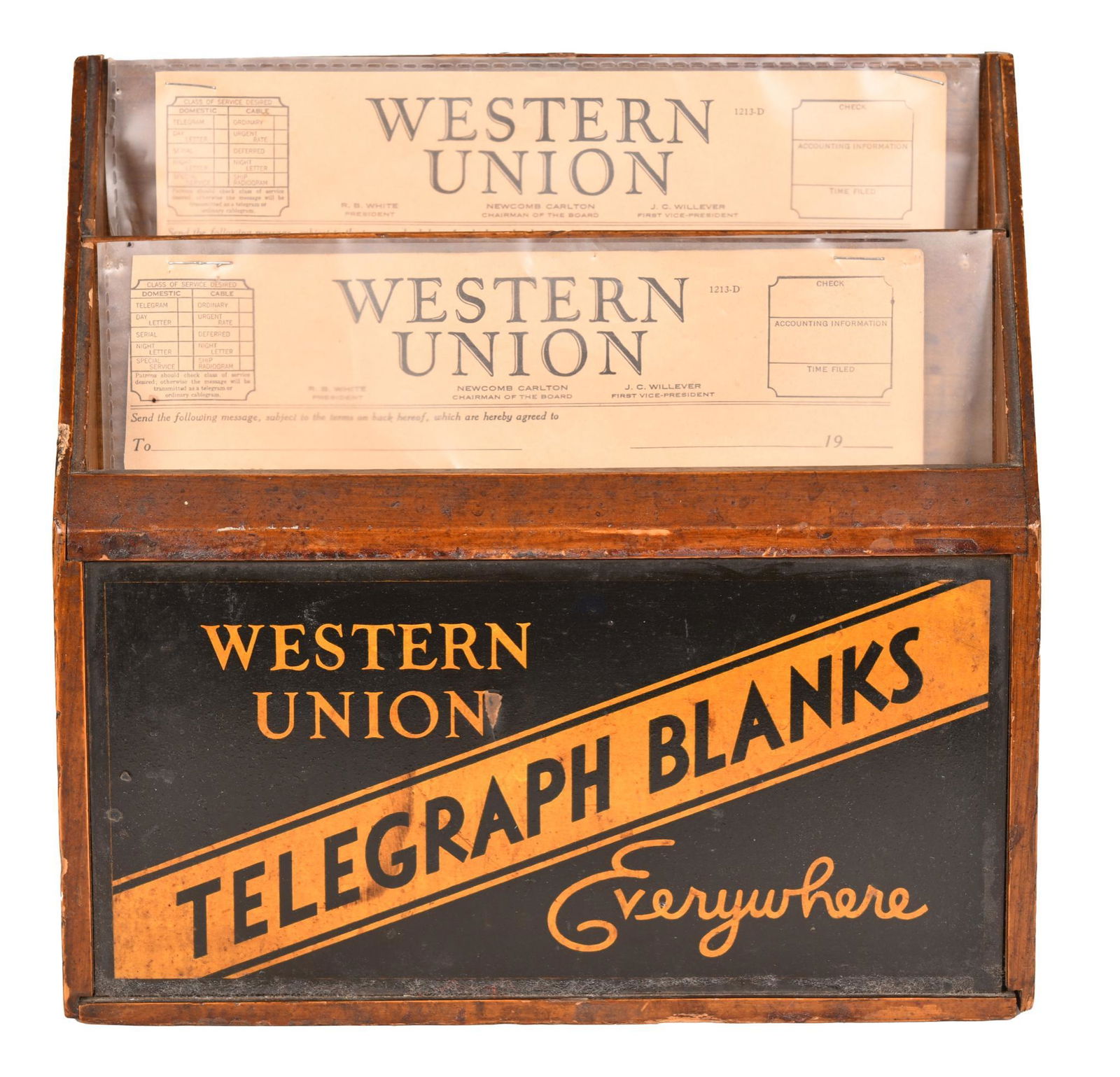 Western Union Telegraph Blanks Display (1 of 2)