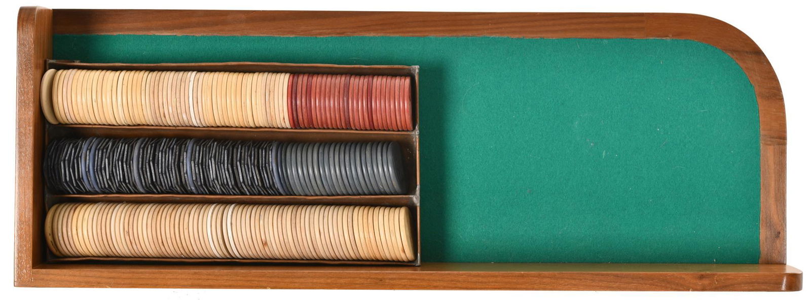 Box of Clay Poker Chips with Chip Tray (1 of 1)