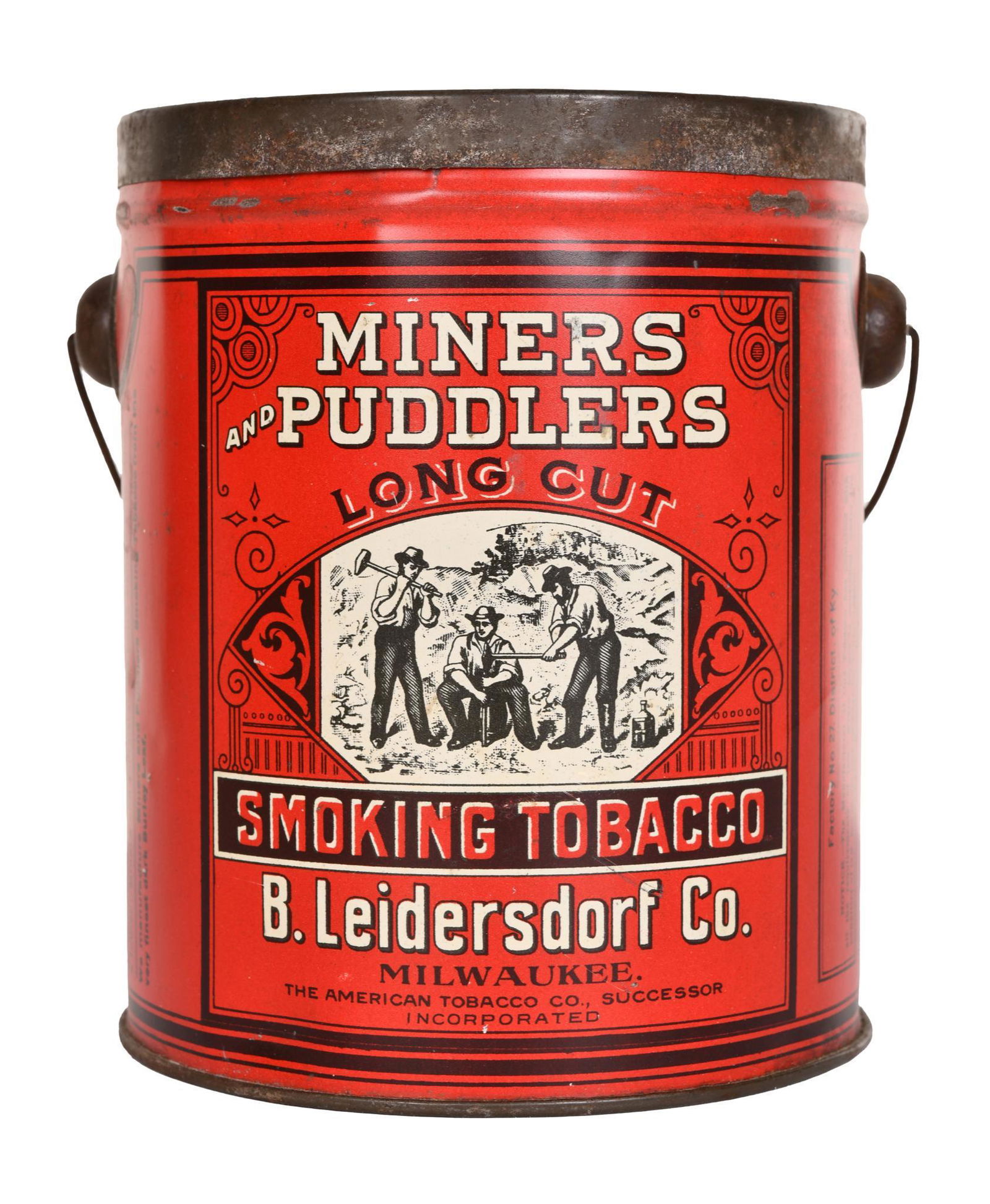 Miners and Puddlers Tobacco Tin (1 of 2)