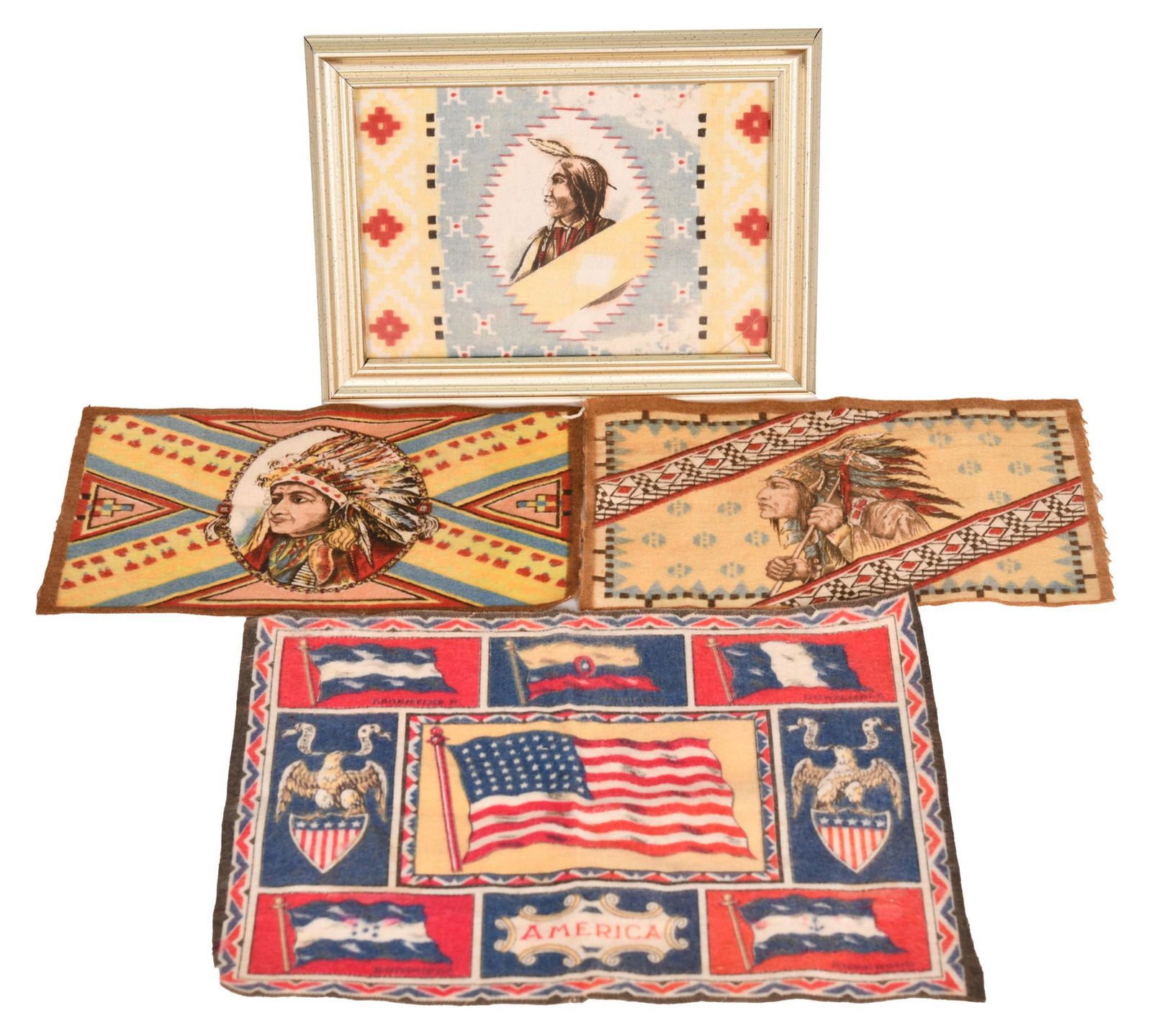 4-Tobacco Indian & Flag Pads (1 of 1)